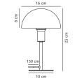Lampa stołowa Ellen Mini, żółta połysk - Nordlux
