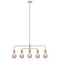 Nowoczesny żyrandol Gloom Brass 5 głowic, złoty - Nordlux