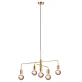 Nowoczesny żyrandol Gloom Brass 5 głowic, złoty - Nordlux