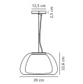 Lampa wisząca szklana Jelly - Nordlux
