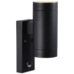 Kinkiet zewnętrzny z czujnikiem ruchu i zmierzchu Tin Maxi Double Sensor, czarny - Nordlux