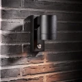 Kinkiet zewnętrzny z czujnikiem ruchu Tin Maxi Sensor, czarny - Nordlux