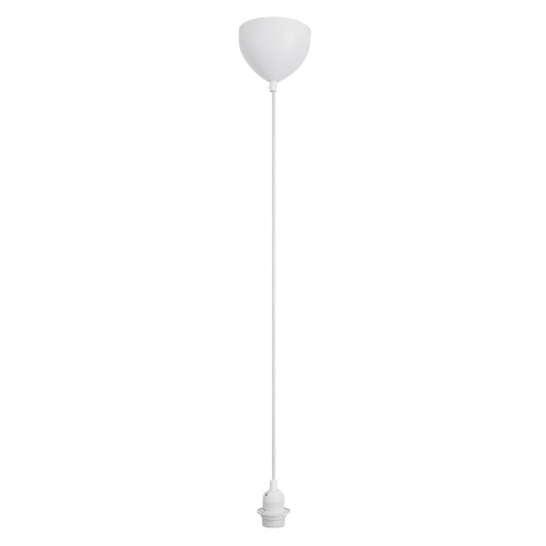 Oprawka z kablem do lampy wiszącej Basic E27, biała - Nordlux