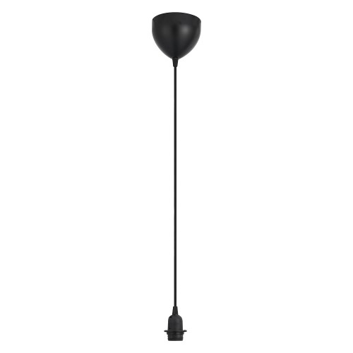 Oprawka z kablem do lampy wiszącej Delux E27, czarna - Nordlux