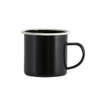 Kubek emaliowany Ginger Black - Nordal
