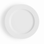 Porcelanowy talerz obiadowy Legio Ø25, biały - Eva Solo
