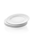 Talerz obiadowy porcelanowy Legio Nova Ø25, biały - Eva Solo