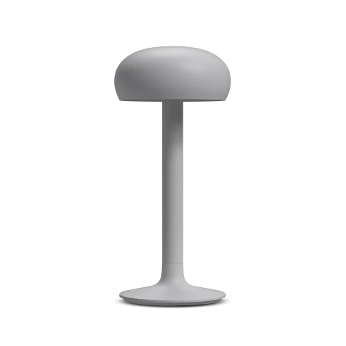 Lampa stołowa bezprzewodowa, ze ściemniaczem Emendo Cloud Grey - PLEASE WAIT to be SEATED