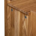 Półka modułowa Blocks Natural, lity dąb olejowany - Muubs