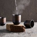 Nowoczesny kubek z kamionki Ceto Mocha, 6 szt - Muubs