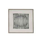 Obraz na ścianę Bergamo Circle Lines 63 x 63, płótno z ramą - Pomax