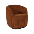 Fotel koktajlowy boucle Porterville, rudy - Pomax