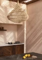 Duży abażur rattanowy Drop 80 - Bazar Bizar