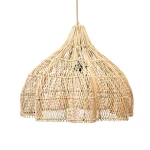 Abażur rattanowy do lampy wiszącej Whipped M, naturalny - Bazar Bizar