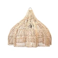 Abażur rattanowy do lampy wiszącej Whipped M, naturalny - Bazar Bizar