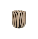 Świecznik szklany kolorowy Cannes Ivory Ø9 - Pomax