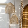 Bazar Bizar Bala - Abażur rattanowy do lamp sufitowych Bala M, naturalny