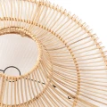 Designerski klosz do lampy wiszącej z rattanu Sky 60 - Bazar Bizar