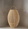 Abażur do lampy wiszącej z rattanu Zuri-M - Bazar Bizar