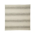 Biała narzuta w paski Anser 270x270, bawełna Oeko-Tex - Nordal
