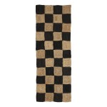 Dywanik z juty pleciony Nanea 200x70, szachownica - Nordal