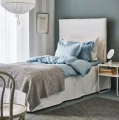 Narzuta na łóżko 260x260 Dani Clean, Oeko-Tex Gots, jasnoszara - Himla
