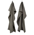 Ścierki kuchenne Hetty Charcoal, 2pak - Himla