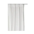 Zasłona lniana z taśmą Sunrise White 280x250 biała, 1 szt - Himla