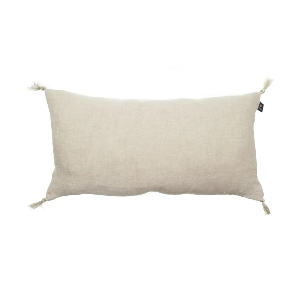Decorative linen pillowcase Sunshine Oatmeal 30x60 - Himla