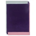 Dywan z wełny Arkki 200x300, śliwkowy - Finarte