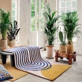 Designerski dywan wzorzysty Atrium 170x240, różowy - Finarte