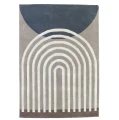 Wzorzysty dywan designerski Atrium 140x200, szary - Finarte