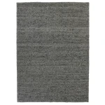 Dywan wełniany ciemnoszary Keto 140x200, faktura bąbelków - Finarte