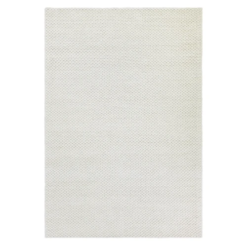 Dywan wełniany biały Keto 160x230, faktura bąbelków - Finarte