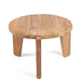 Stolik ogrodowy drewniany Wabi Sabi M - Bazar Bizar
