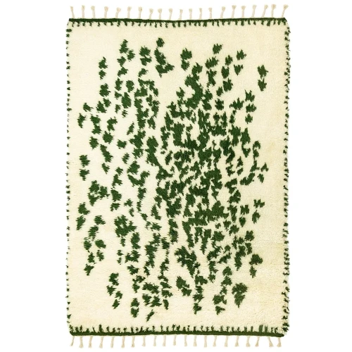 Dywan z długim włosiem Suovilla White 170x240 wełniany - Finarte