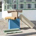 Chodnik wełniany jednokolorowy Vega Ochra 90x200 - Finarte