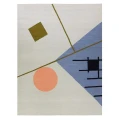 Wełniany dywan z graficznym wzorem Zeniitti 140x200 - Finarte
