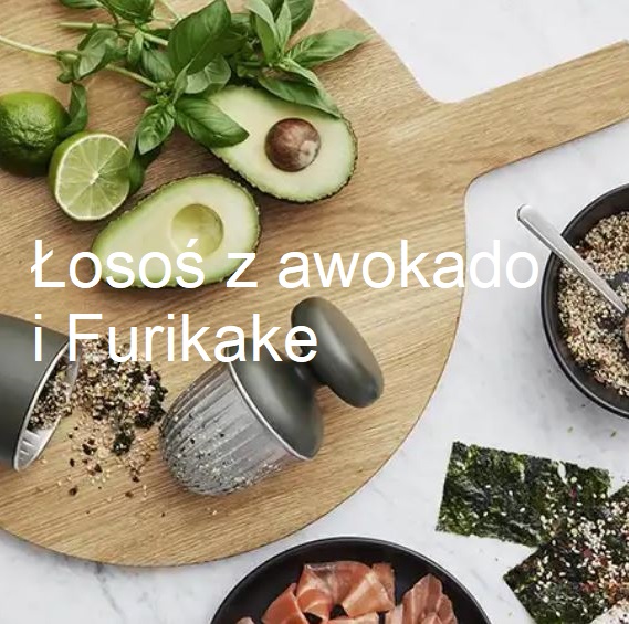 Łosoś z awokado i Furikake - naturalhomedecor - pyszne przepisy