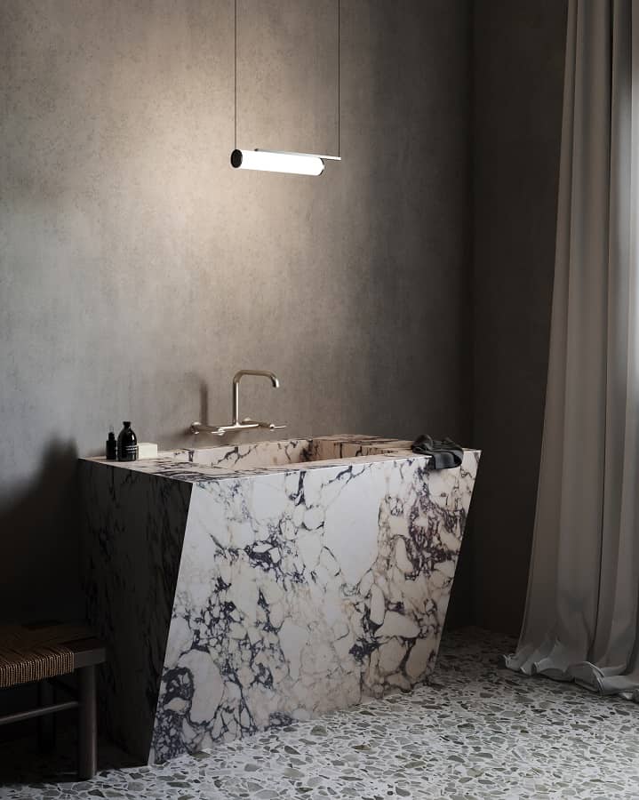 Nowoczesna lampa sufitowa Deco Pedant z mlecznego szkła i żelaza NORR11