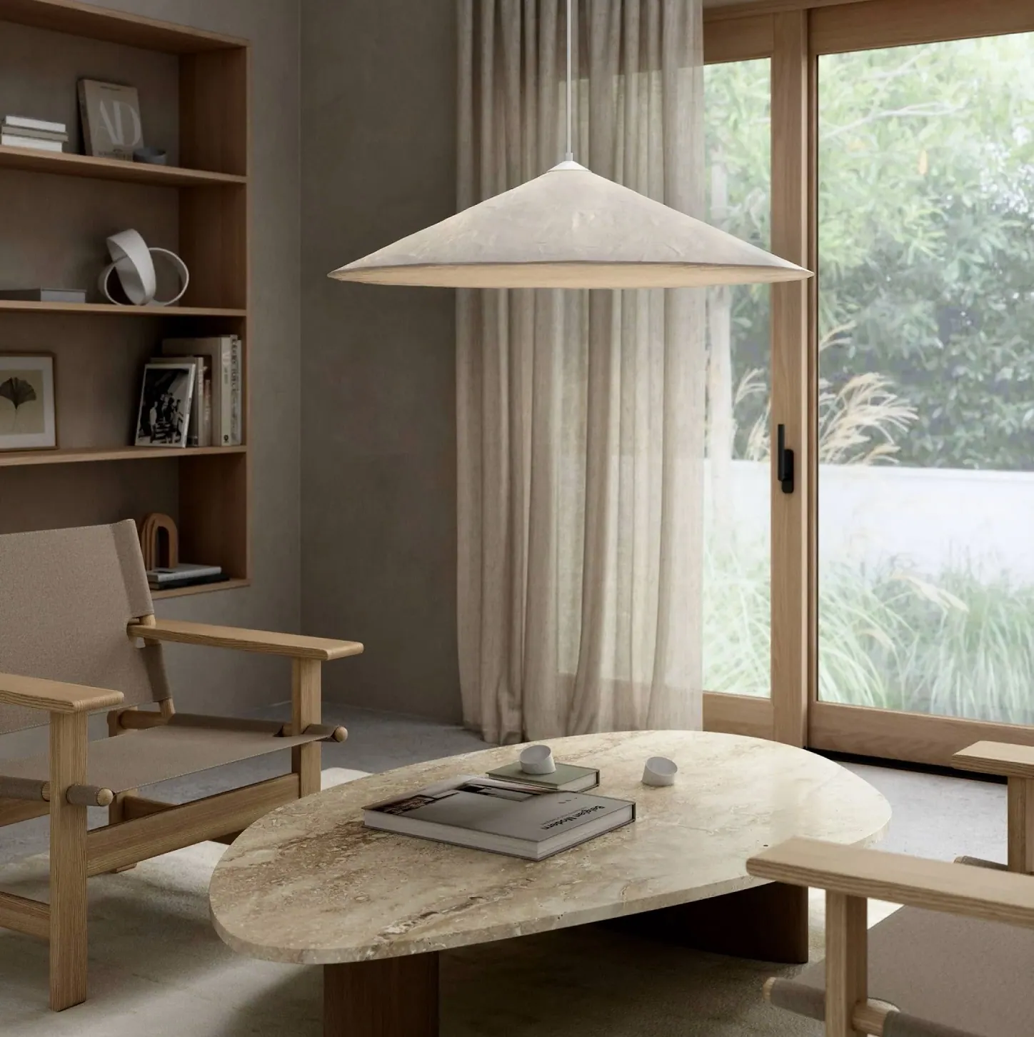 Salon w stylu japandi, jakiekolory jakie są różnice między stylem japandi a skandynawskim - Natural Home Decor