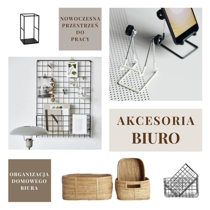 Stylowe i praktyczne akcesoria do domowego biura