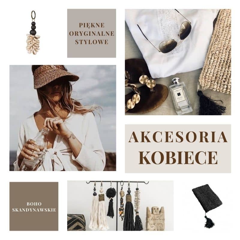 Akcesoria damskie w styli skandynawskim i boho Natural Home Decor