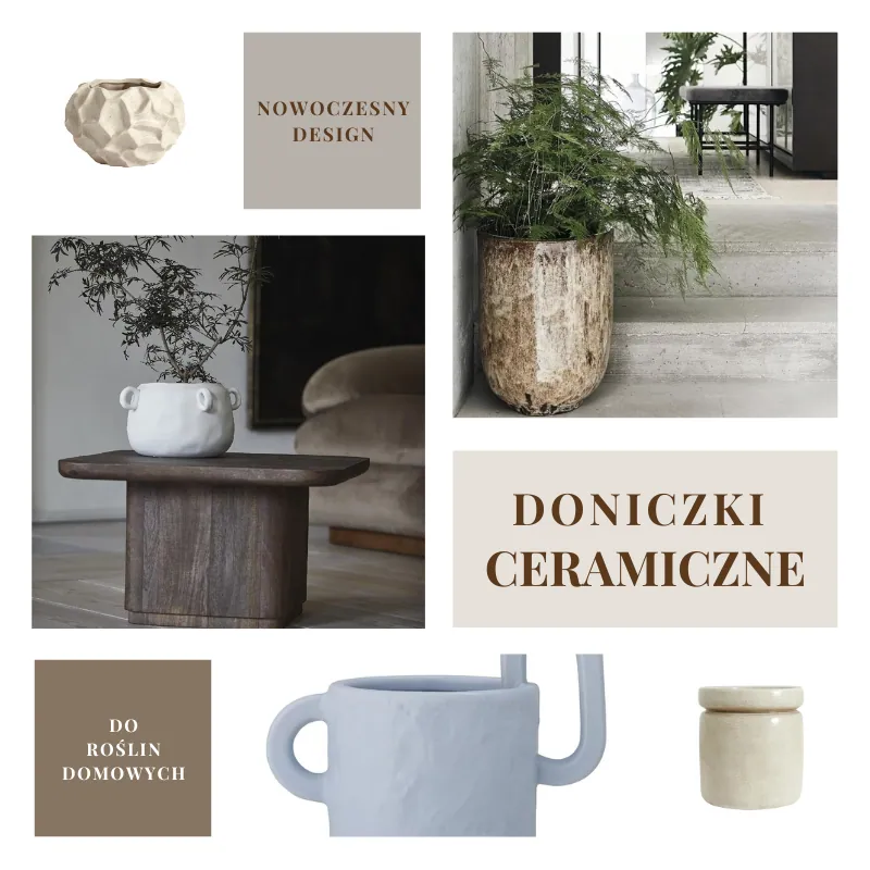 Doniczki ceramiczne, sklep Natural Home Decor