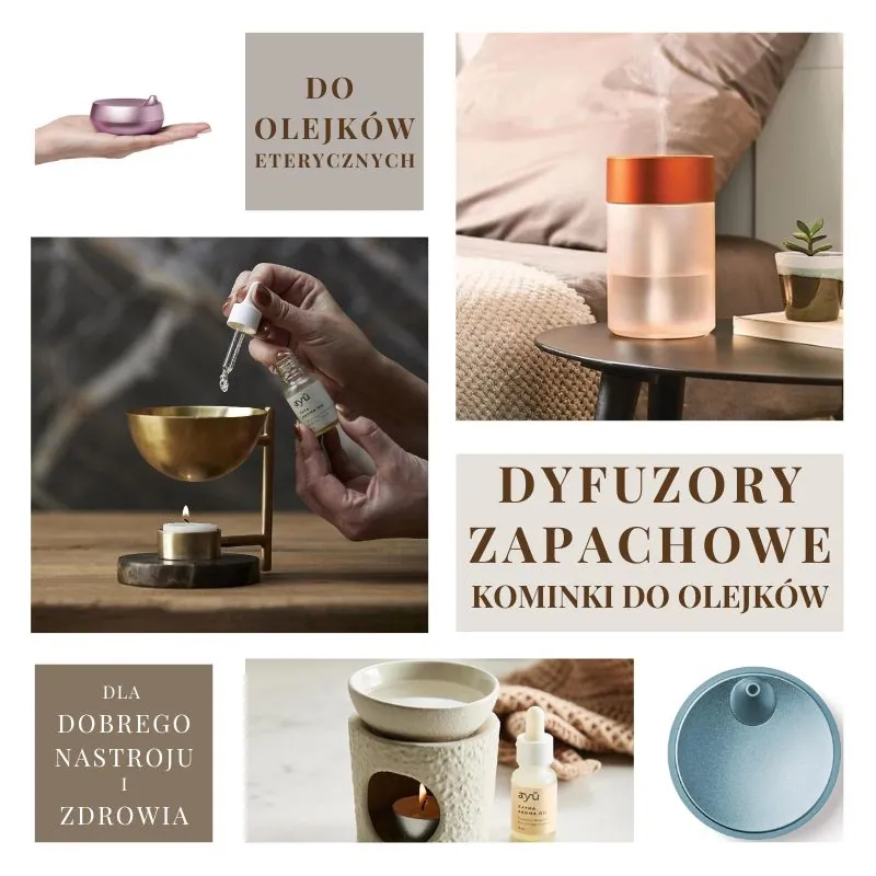 Dyfuzory zapachowe, kominki do olejków, sklep internetowy Natural Home Decor