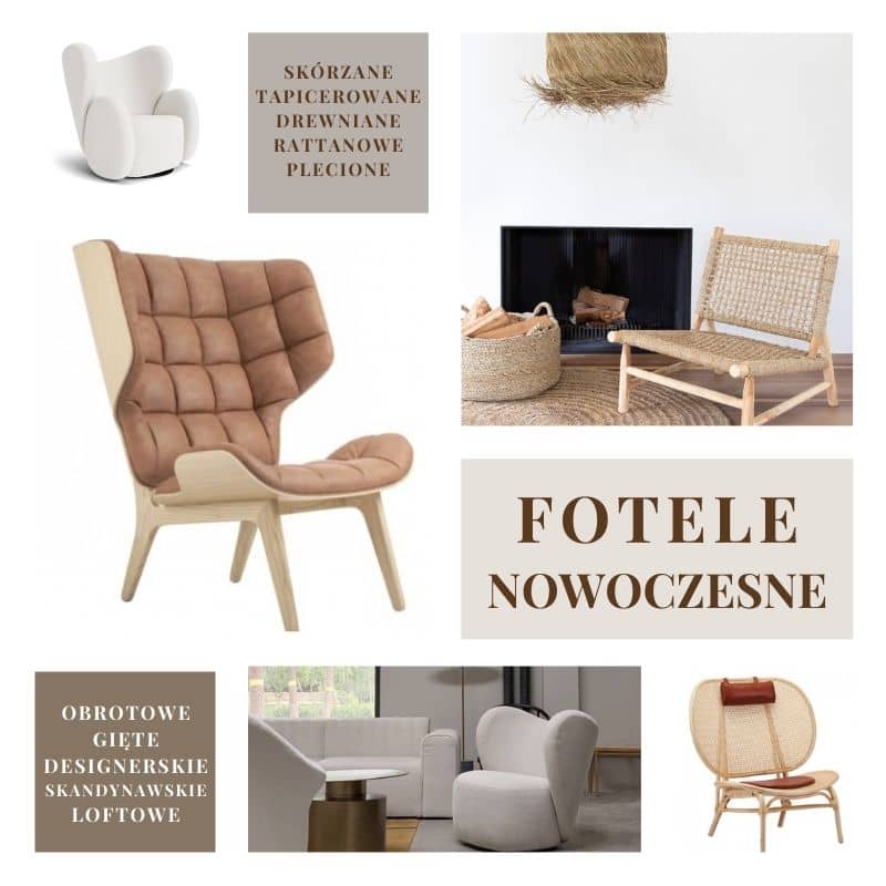 Fotel do salonu fotel do sypialni Natural Home Decor