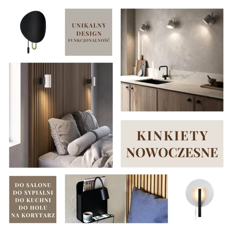Kinkiety nowoczesne, Natural Home Decor sklep
