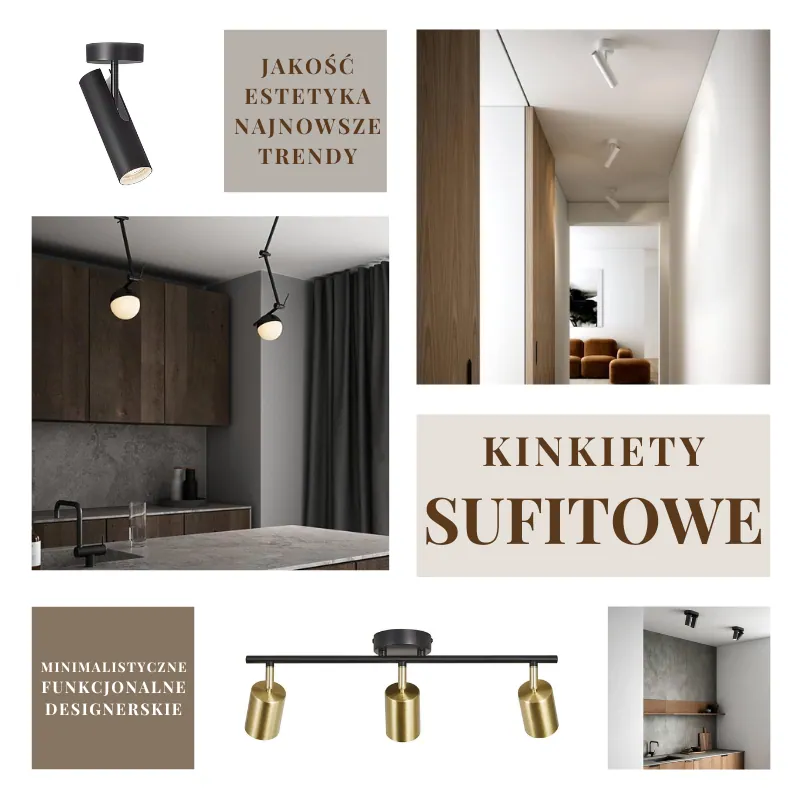Kinkiety sufitowe, sklep internetowy lampy, Natural Home Decor