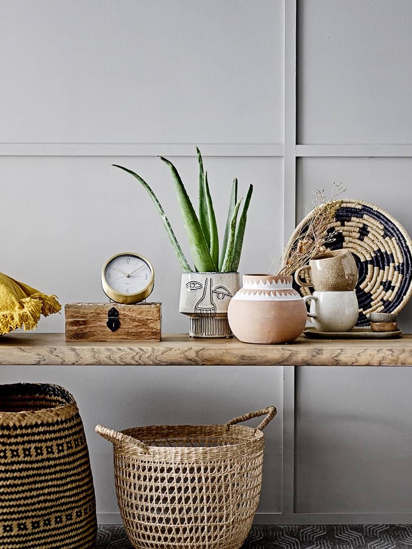 Kosz z trawy morskiej skandynawski Natural Home Decor
