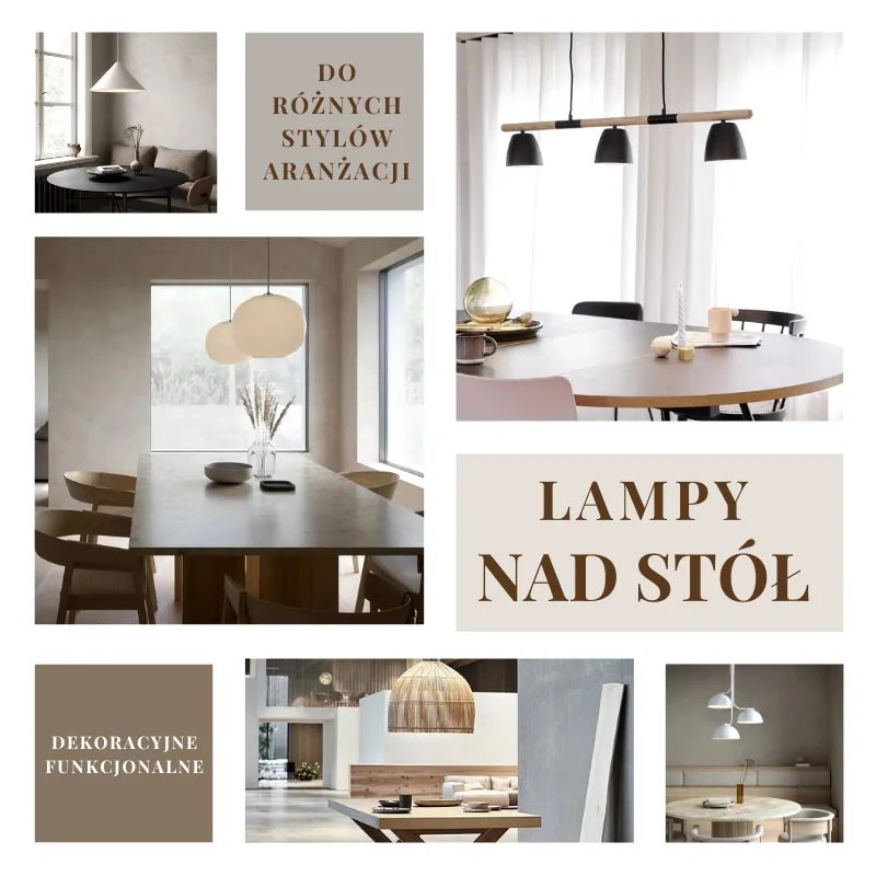 Lampy nad stół - Naturalhomedecor